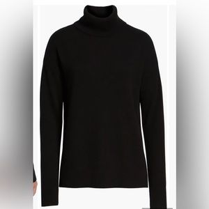 Black 100% Cashmere turtleneck sweater